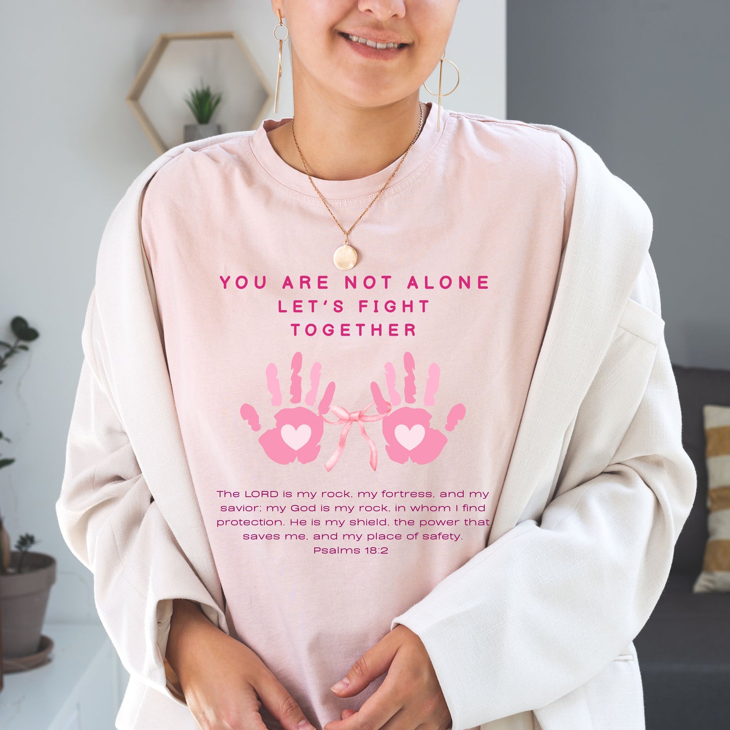 Let's fight together. You Are Not Alone! Unisex T-Shirt