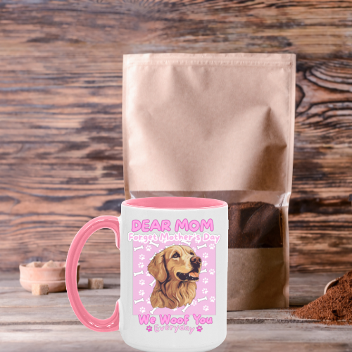 Golden Retriever Dog Mug 15oz, for Mom